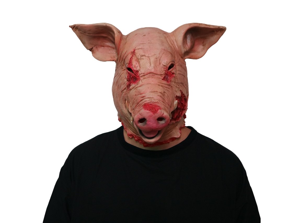 Máscara De Cabeça De Porco Horror Estilo Novo Halloween