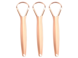 Kit Raspador de Língua, Incluindo 3 Raspadores de Língua em Aço Inoxidável, Compacto, Recarregável, Uso Diário, Higiênico, Compacto, Reca STELASPLEN