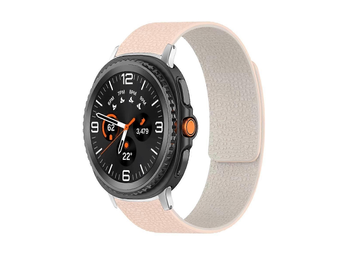 Pulseira De Relógio Em Silicone Magnético Macio Com Textura De Lichia