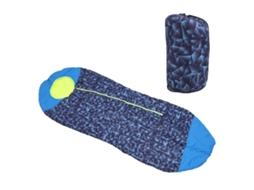 Saco de dormir aquecido para adultos, camuflagem azul, USB, 5V, 2A, 3 níveis ajustáveis, para camping e outdoor