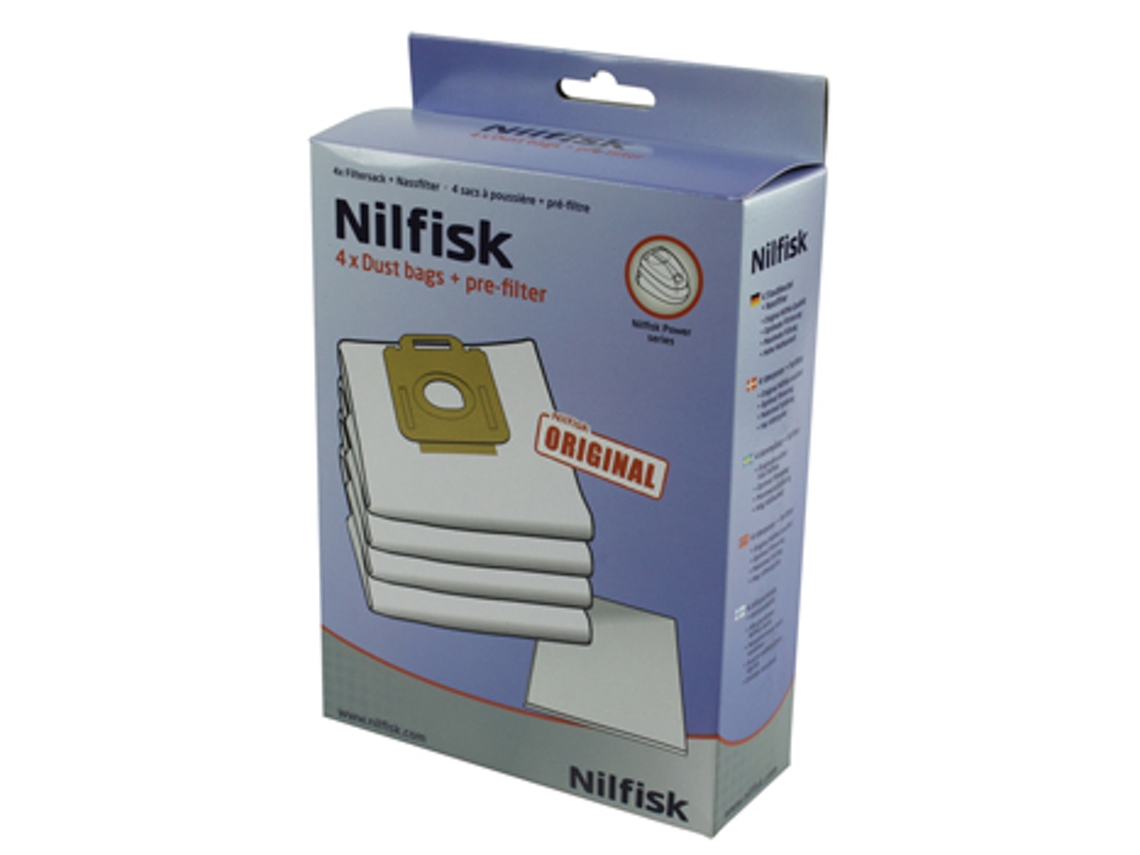 Saco de Aspirador NILFISK Power P10/20/40 (4 unidades)