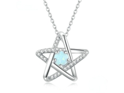 2026-colgante De Estrella En Plata De Ley 925 Collar Ajustable Joyería Fina Para Mujer