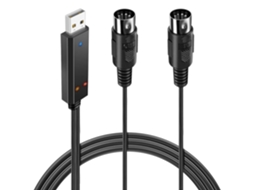 Lurelia Cabo Usb Midi, Interface Para Teclados, Pianos E Sintetizadores, Iphone E Ipad