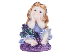 Estátua de Fada Flor Resina Ornamentação Jardim Tipo 2