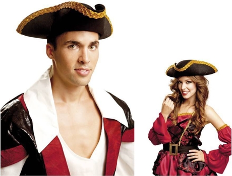 Chapéu  Pirata Deluxe (Tam: Tamanho Único)