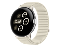 Pulseira para Google Pixel Watch 4/3, Trançado Nylon, 41mm（branco）czhmart