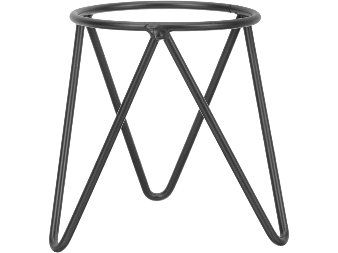 Suporte Decorativo Para Vaso E Esferas De Vidro, Estrutura Geométrica Em Ferro, Ideal Para Plantas Hidropônicas E