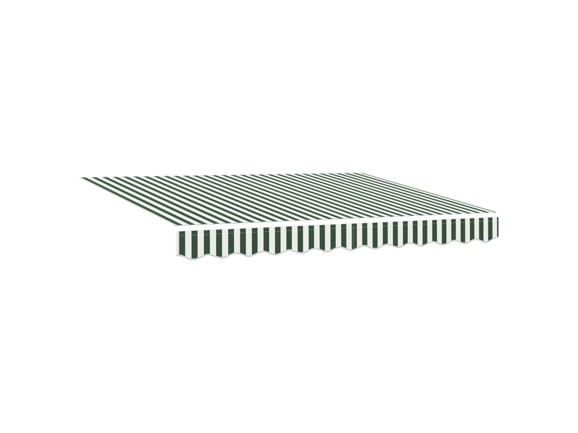 Conjunto 1 Tecido De Toldos Vidaxl Verde Lona (280 X 245 Cm)
