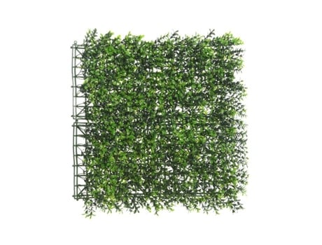 Painel De Plantas Artificiais Kaemingk Buxo Verde Plã¡stico Resina 100 X 100 X 8 Cm