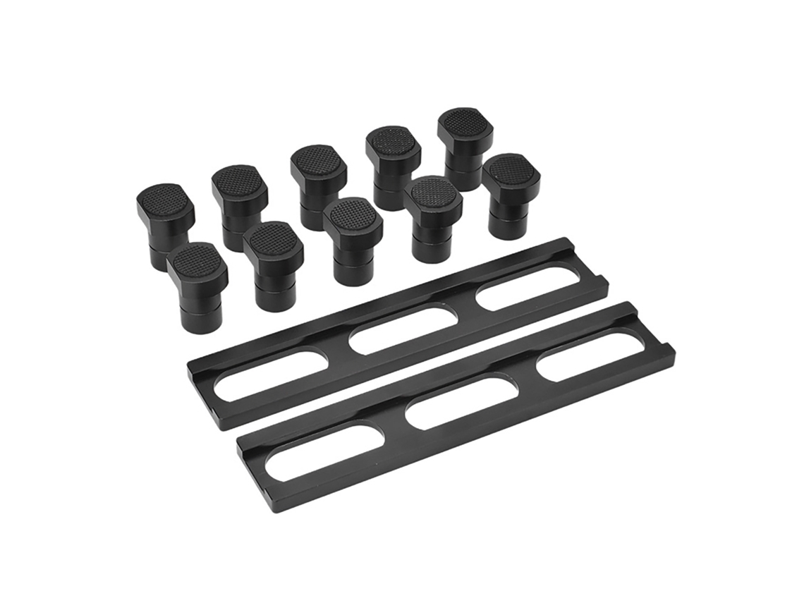 Conjunto de 12 peças de grampos de bancada para planificação, ferramenta de posicionamento de bancada de 19 mm.