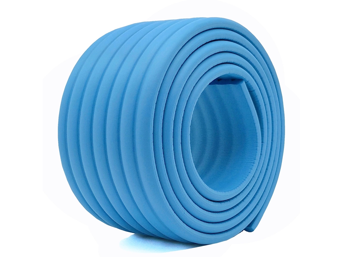 Protetores de Cantos ZRUXE em espuma Nbr, azul, 5 m