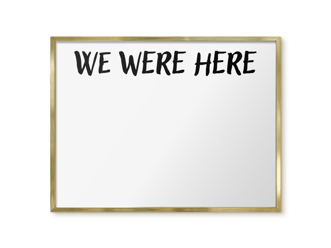 Magnetic Board For Wall We Were Here For The Bedroom Espelharte (80x60 Cm)