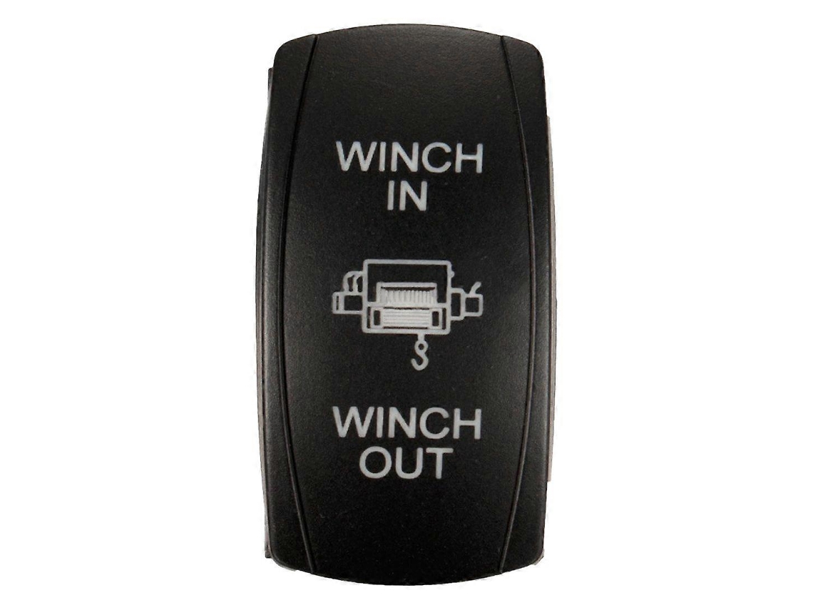 7pin Laser Interruptor Momentâneo 12v On Off On Led Vermelho Para Arrematador