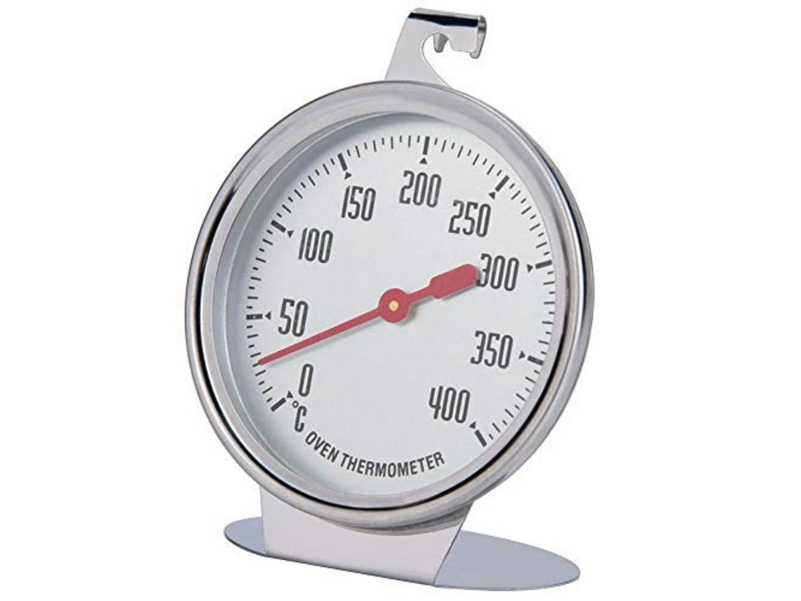 Termômetro De Forno Com Medidor Temperatura, Leitura Instantânea, Sonda Aço Inoxidável, Ponteiro Tamanho Grande. Aquaforge