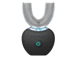 Escova de Dentes Elétrica, Automática, Sônica em Forma U Kit Clareamento Dos Ntes com Cabeça GOKOCO