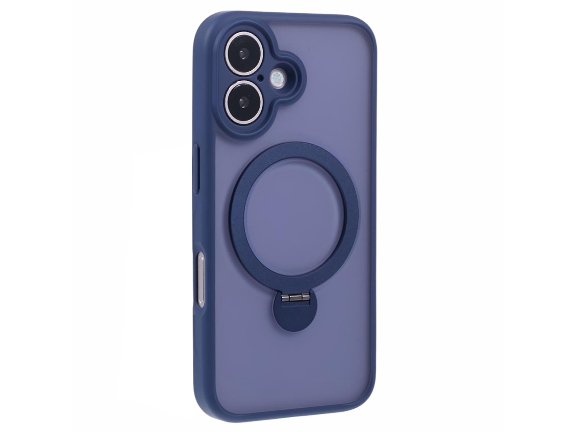 Casa Em Tpu Com Suporte, Compatível Com Magsafe Para Apple Iphone 16 - Safira