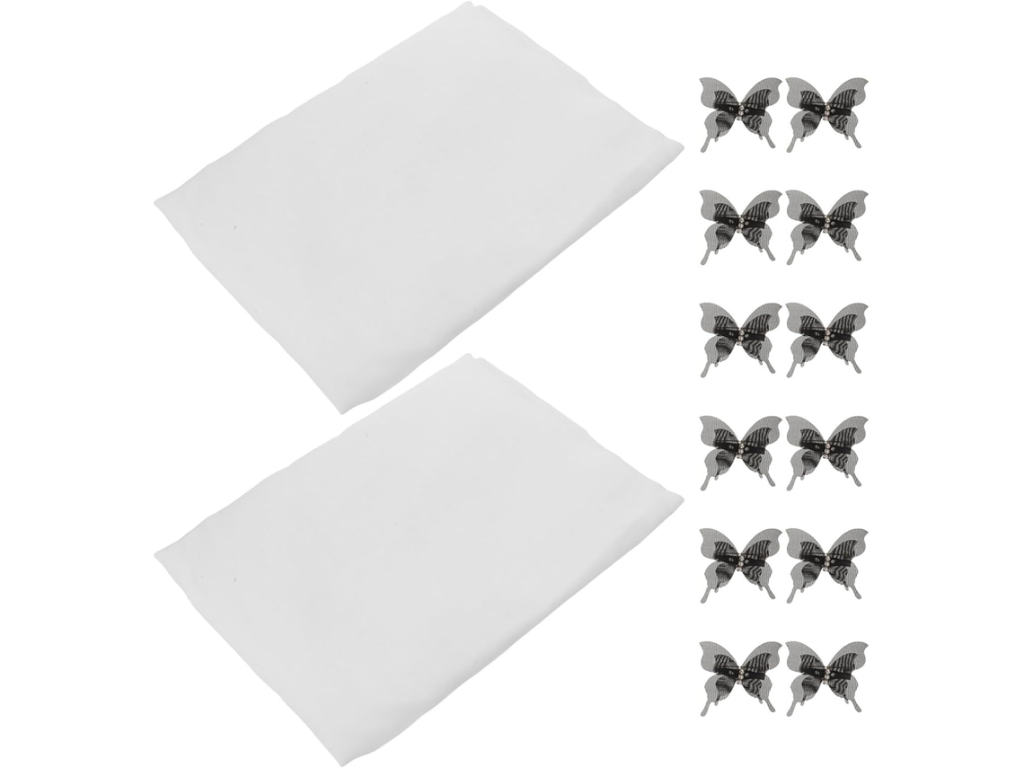 Cortinas De Voile Branco, Semitransparentes, 2 Painéis, 132 X 213 Cm, Com Ilhós, Leves E Com Filtrag Gokoco