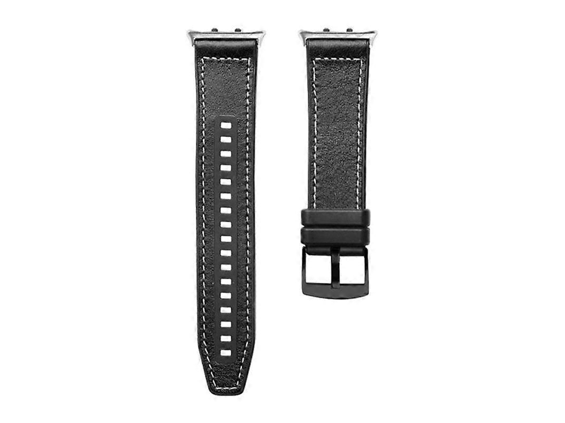 Pulseira De Relógio Híbrida De Silicone E Couro Olysi Shop