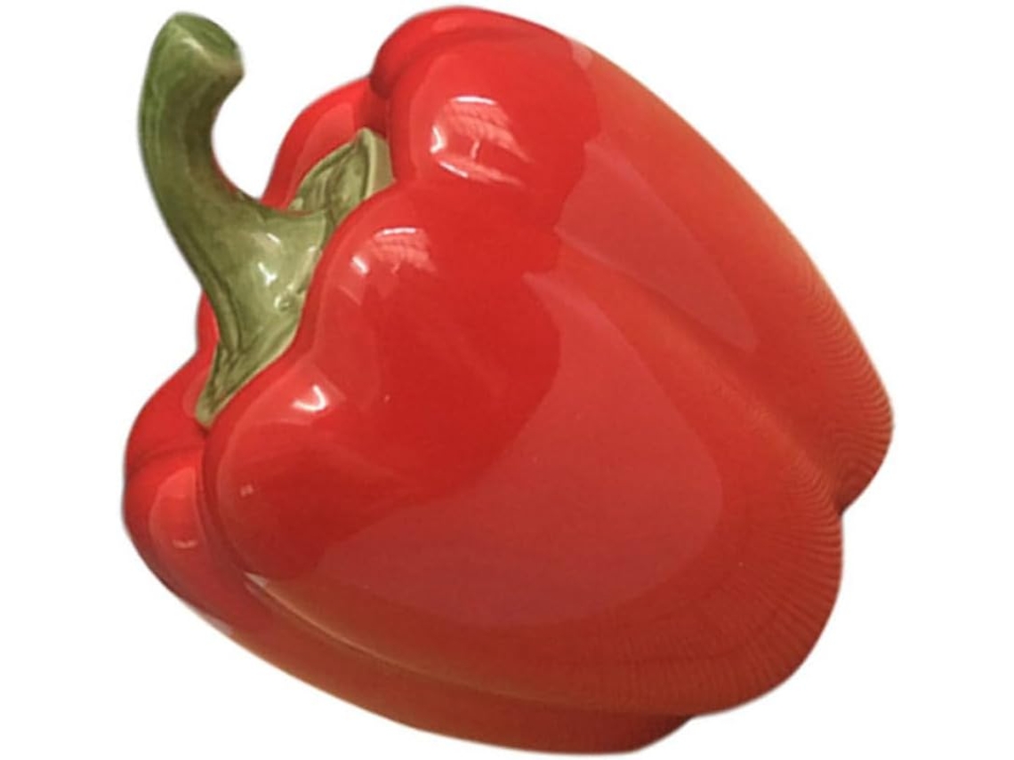 Pote Hermético De Cerâmica Em Formato Pimenta Outanaya Para Armazenar Lanches E Chá Leve Reutilizável, Ideal Para Uso Na