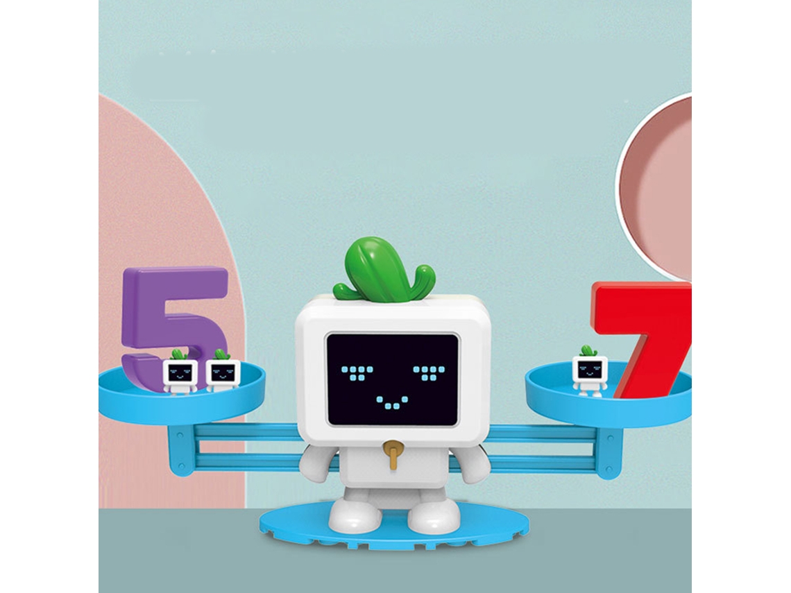 Walshlxq balanza Educativa Infantil com Animais Divertidos Brinquedo Interativo Pais e Filhos para Aprendizagem Matemática By‑803