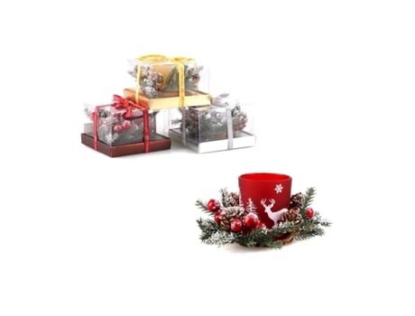 Castiçal Decorativo De Natal