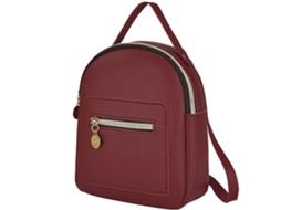 Mochila De Couro Pu Para Mulheres Casual Cute Daypack Com Bolsos Zipper Conversível Bolsa De Ombro