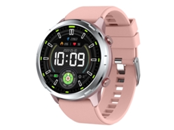 (rosa) Relógio Esportivo Gps Com Tela Redonda De Alta Definição De 1,32 Polegadas, Smartwatch Multiesportivo