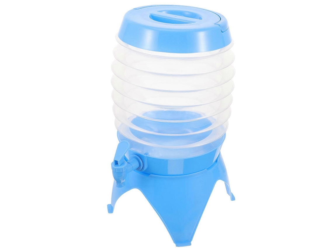 Lurelia Dispensador De Água Dobrável 5l Azul Torneira Portátil Campismo Exterior