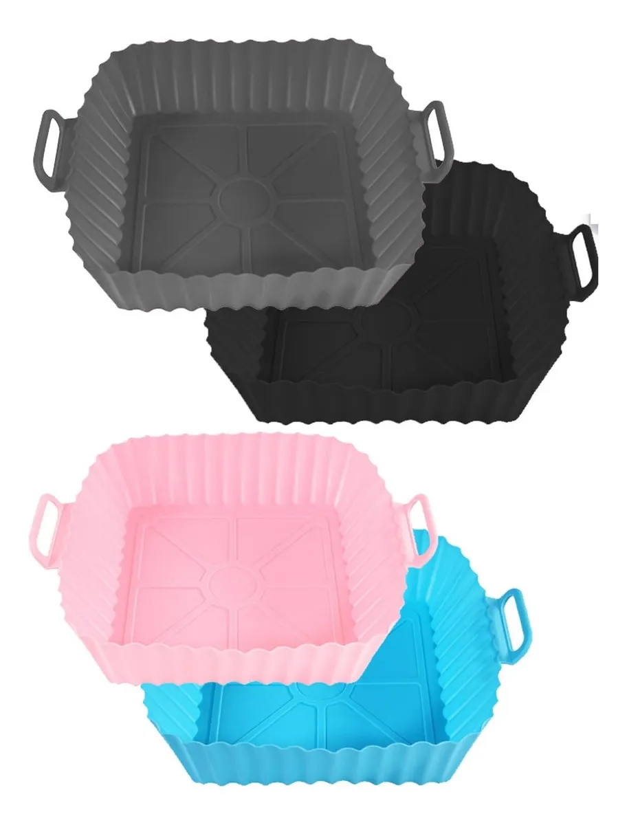 Molde De Silicone Para Fritadeira A Ar, 4 Peças De Molde Para Fritadeira A Arvayotoy