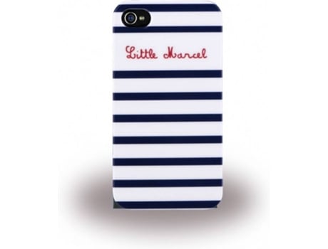 Capa RÃ­gida , Marin, Apple iPhone 6, 6s, Azul e Branco, LMIP6005