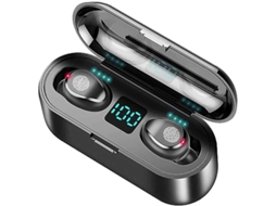F9 Tws Wireless Sport Bluetooth 5.0(preto)
