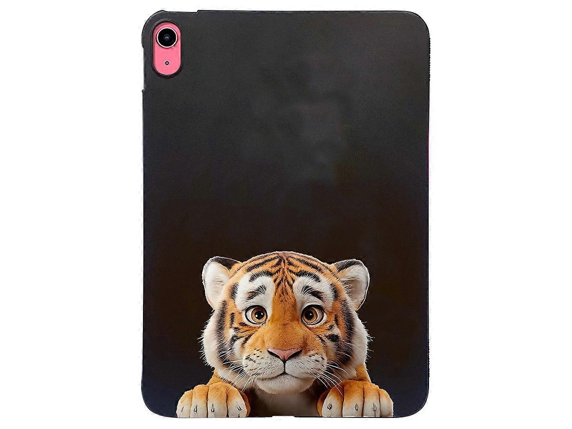 Capa Para Ipad 10.9 Com Estampa, Fina E Protetora Em Tpu Pequeno Tigre Tuotuo (2022)