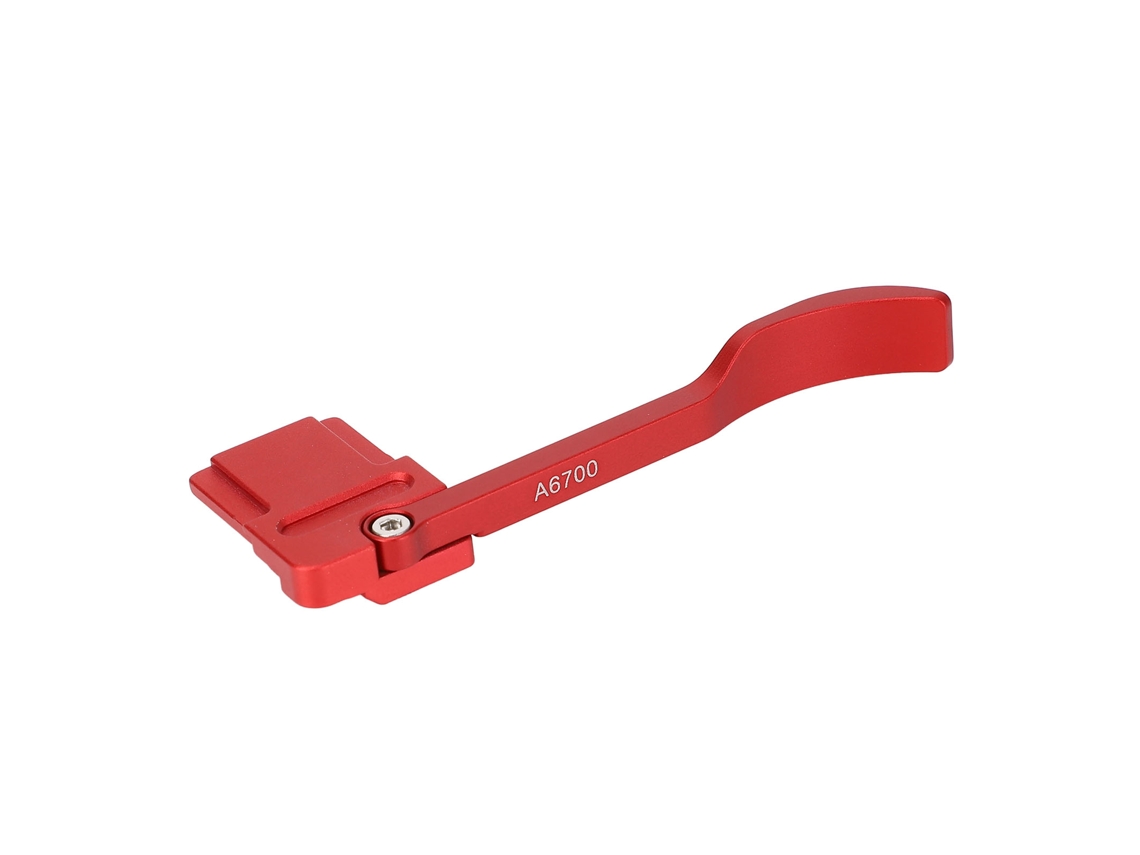 Mango De Pulgar Para Cámara A6700, Grip Ergonómico De Aleación De Aluminio, Tapa Hot Shoe, Rojo