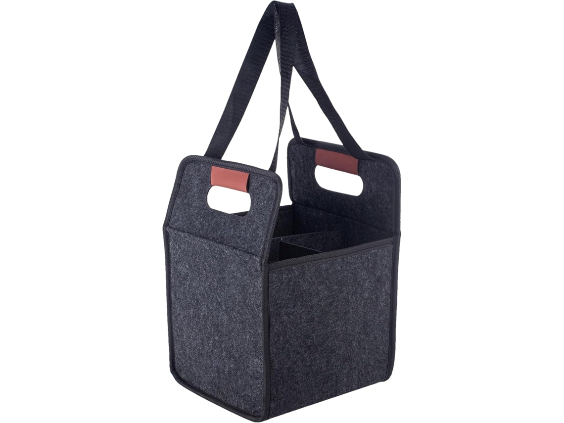 Porta Copos Reutilizável, Bolsa Dobrável com Alça, Suporte Portátil para Bebidas Design Robusto CHABERLU