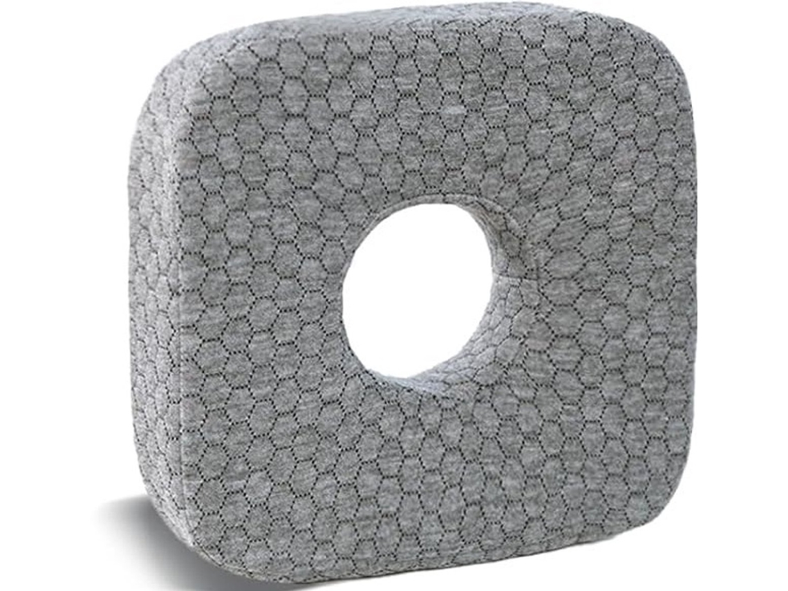Almofada com Orifício para Orelha, Ortopédico, Hipoalergênico, Respirável, para Dormir de Lado, Orifício Auricular, para Piercing na Orelha AQUAFORGE