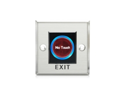 Sensor Infravermelho De Porta Sem Toque Interruptor No Nc Com Para Sistema De Controle De Acesso 12v 86x86mm