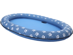 Piscina Inflável Portátil para Dias de Verão, Dobrável e Fácil Guardar, Colchão Flutuante Azul Uso CHABERLU