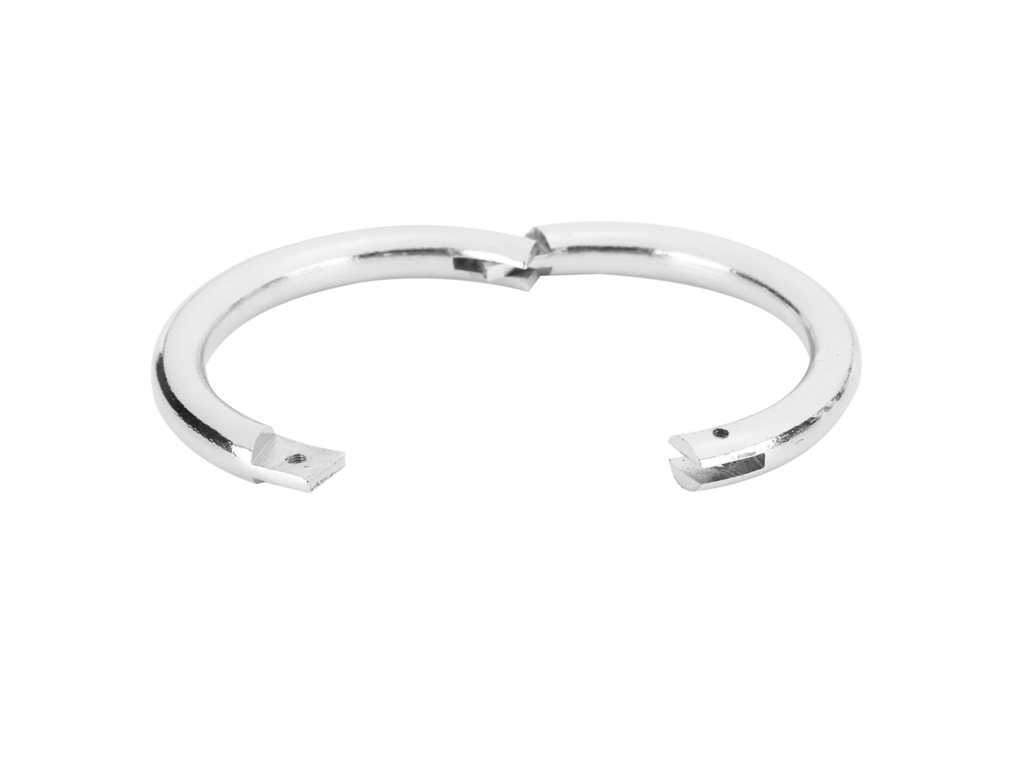 Primerox Nariz Ring para Touro Gado Cromo Aço Resistente Ferrugem Acessório Rural Veterinário