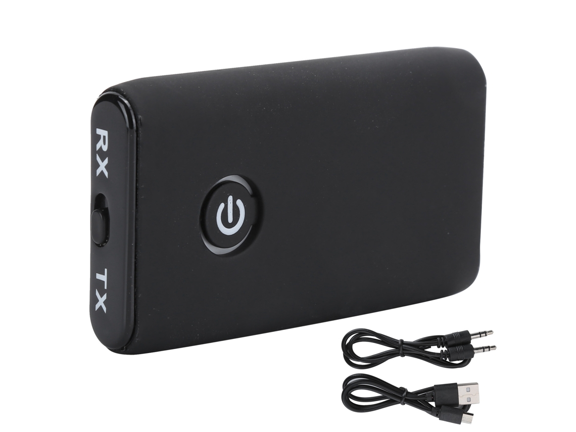 Aetheria adaptador Bluetooth 5.0 2 em 1 Receptor Transmissor Áudio Sem Fio com Jack 3.5mm para Tv e Alto falantes