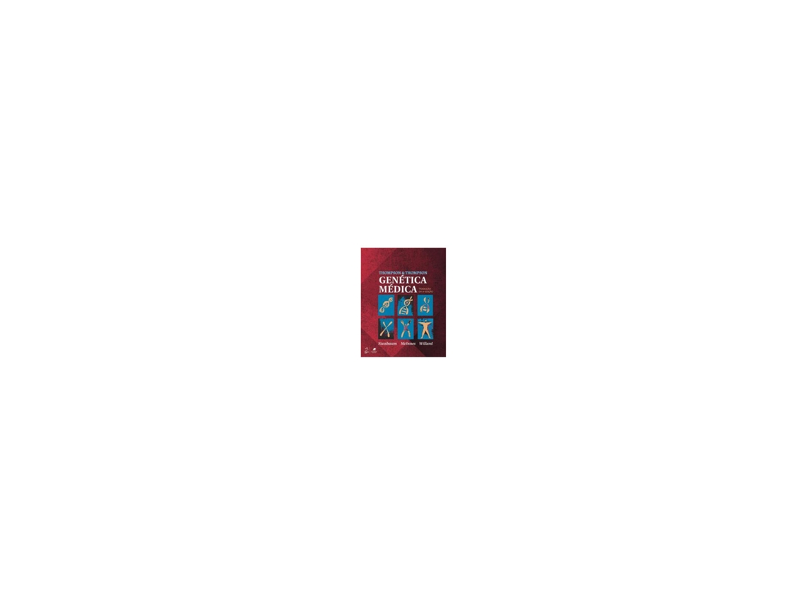 Livro Thompson Thompson Genética Médica 8/16 LS de Nussbaum e Mcinnes (Português do Brasil)