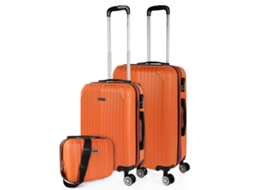 Conjunto de Malas Rígidas ITACA Sevron Tangarina Abs 41X66X27 Cm 68L