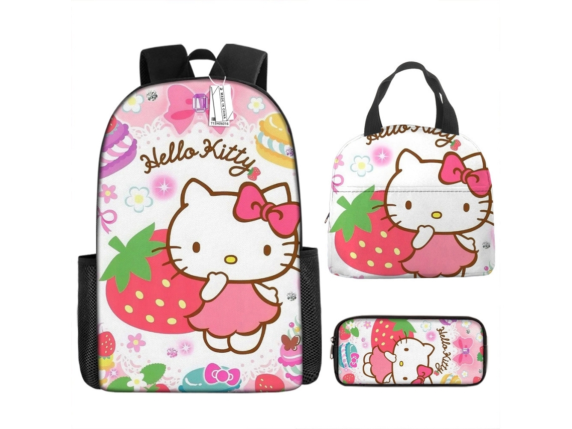 Conjunto De Cinco Mochilas Hello Kitty