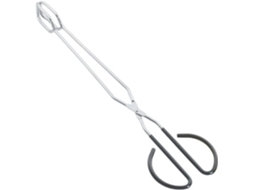 Pinça De Aço Inoxidável Para Churrasco 40cm 16 Polegadas, Ideal Para Grelhar E Cozinhar Em Piqueniques
