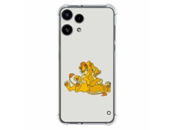 Capa Tumundosmartphone De Silicone À Prova De Choque Para Nothing Phone 3a Lite 5g Com Estampa De Leão