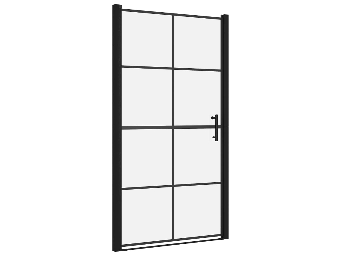 Shower Door, Shower Doors Vidaxl Preto Vidro (100 X 178 Cm)
