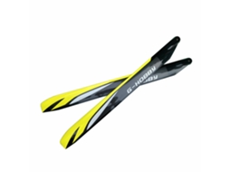 Par de pastilhas de rotor principal em fibra de carbono de 700 mm para helicóptero RC Trex 700 Sab700 X7 MDUG (700 mm)