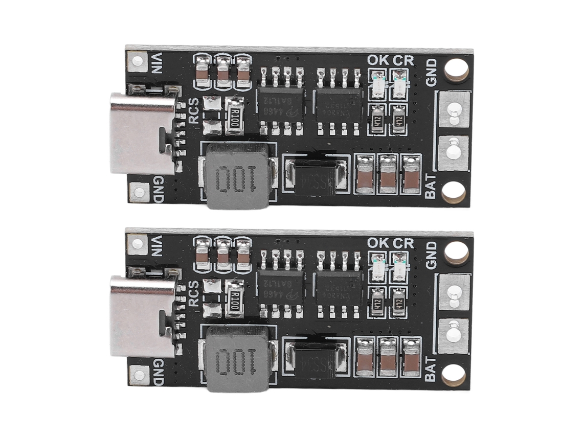 Módulo Carregador Bateria 4s Type C 16.8v Boost De Lítio Placa Carregamento 1a 2pcs