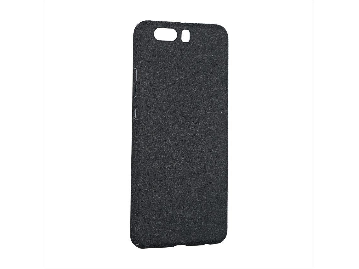 Case Huawei P10 Plus Capa Traseira EOOCOO (capinha de Plástico Duro de Pc Preta Anti risco com Textura Mate Simples e Leve)