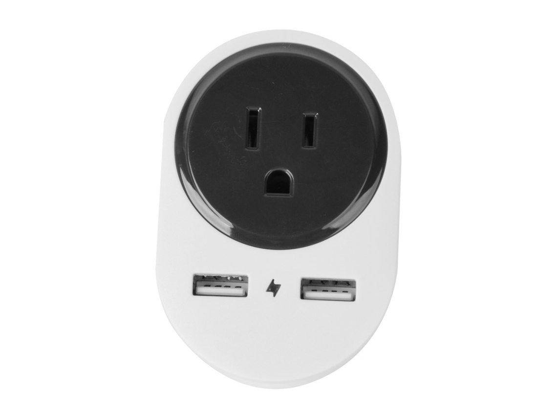 Laxiscreed Adaptador De Viagens Com Dual Usb Para Padrão Japonês, Compatível E Seguro