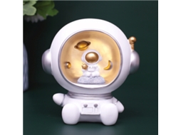 Rebe-lâmpada De Mesa Astronauta Em Resina Sintética Decorativa Luz Noturna Estrela Levantável Branca Para Sala De Estar Armário De Vinhos